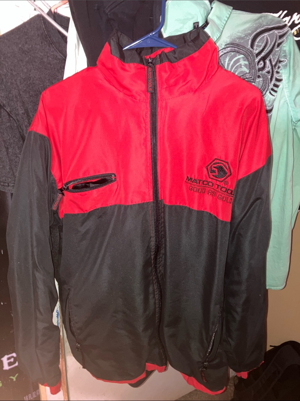 Men’s Red & Black matco Work Jacket XL